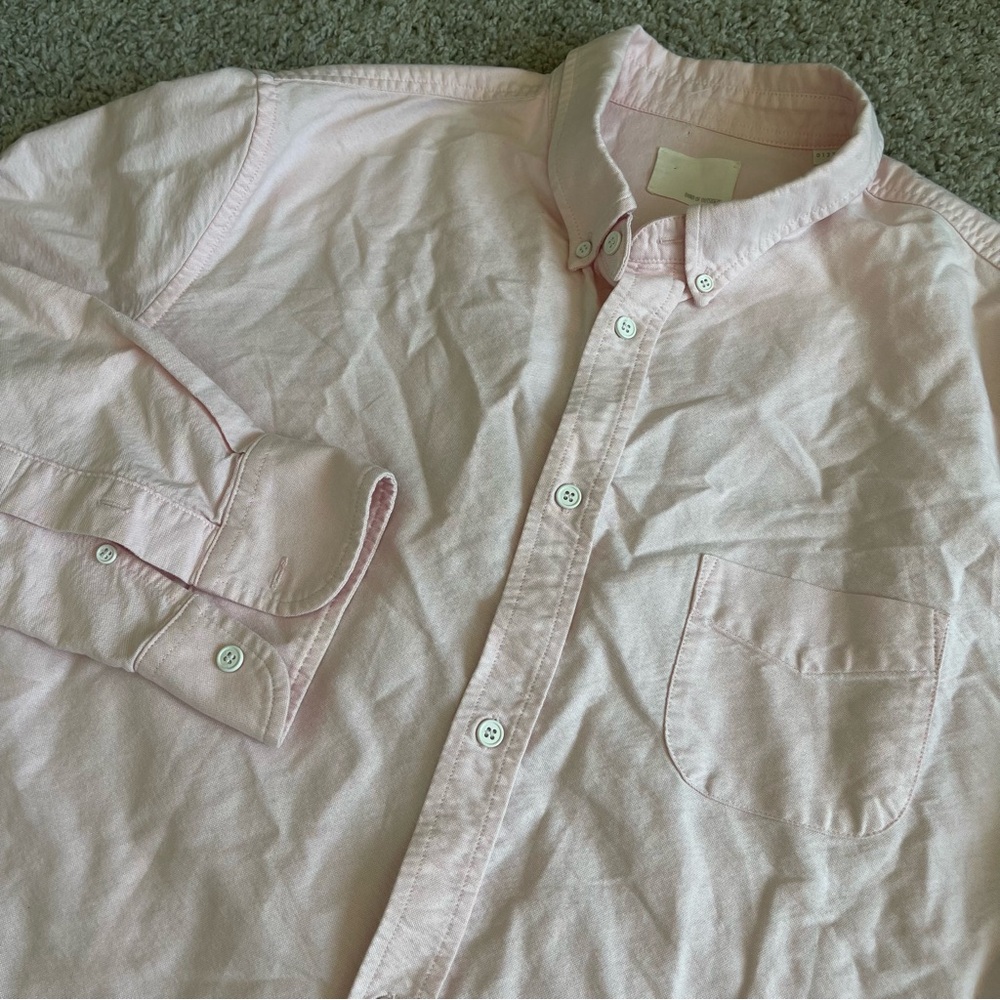 Band of Outsiders Button Down Long Sleeve Pocket Shirt